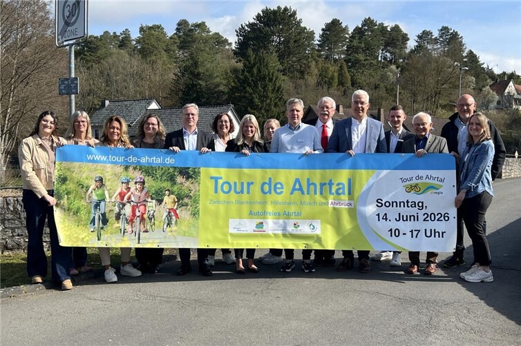 Am Sonntag, 14. Juni 2026, findet von 10:00 bis 17:00 Uhr die diesjährige Tour de Ahrtal statt.