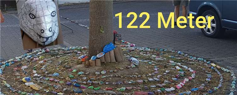 Am Sonntag, 19. Juli wird die Steinschlange verlegt. Gleichzeitig wird es hierzu Kaffee Kuchen und Eis geben. Foto: privat