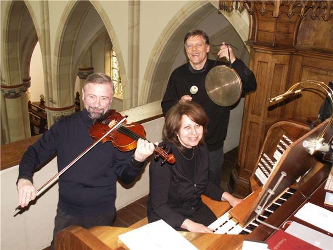 Am Sonntag, 22. Mai, findet um 18 Uhr im Mariendom Andernach ein Konzert mit virtuoser und besinnlicher Musik mit dem bekannten „Tamigu-Trio“ in der Besetzung Violine, Orgel und kleines Schlaginstrumentarium statt. Foto: privat