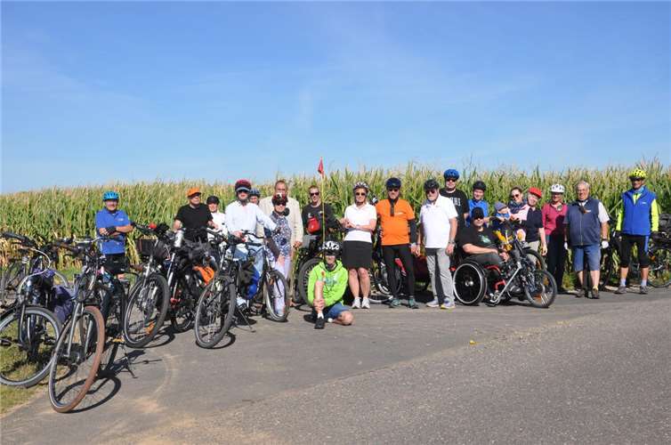 Am Sonntag, 7. September, fand die zweite inklusive Radtour des Vereins Wir für Inklusion e.V. in Kooperation mit dem ADFC Meckenheim statt. Foto: privat