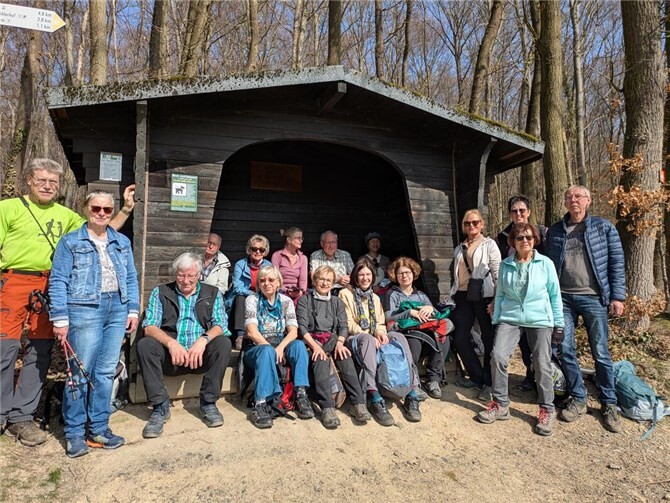 Am Sonntag, 8. März wanderte der Eifelverein Andernach mit 17 Wanderfreunden bei Remagen elf Kilometer rund um den Scheidskopf.Foto: privat