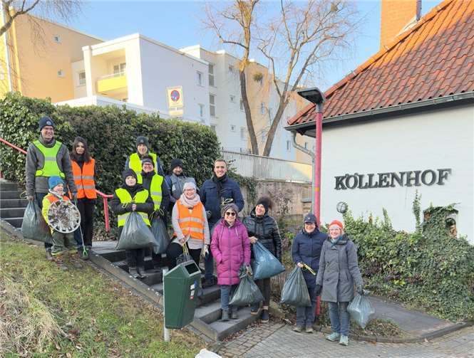 Am Sonntag, dem 16. Februar, versammelten sich nach einem Aufruf in der neuen WhatsApp-Gruppe „Ließem aktuell“ erfreulich viele engagierte Bürgerinnen und Bürger zum jährlichen Dorffrühjahrsputz. Foto: privat