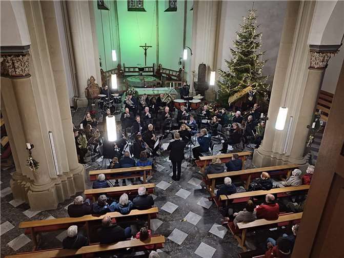 Am Sonntag, dem 16.1.2022, gaben die Musikfreunde Fidelia Wormersdorf 1923 e.V. in Altendorf-Ersdorf ein Konzert in der Kirche St. Jakobus der Ältere.Foto: privat