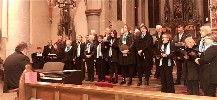 Am Sonntag, dem 3. Advent fand endlich das schon zweimal wegen Corona aufgeschobene Weihnachtskonzert in der Kirche St. Willibrord statt. Foto: privat