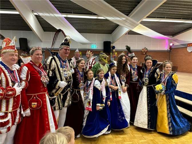 Am Sonntag, den 14. Januar 2024, fand in der Ludwig Fett Halle (LFH) ein von dem Prinzenpaar ausgerichteter Prinzenempfang statt. Foto: privat