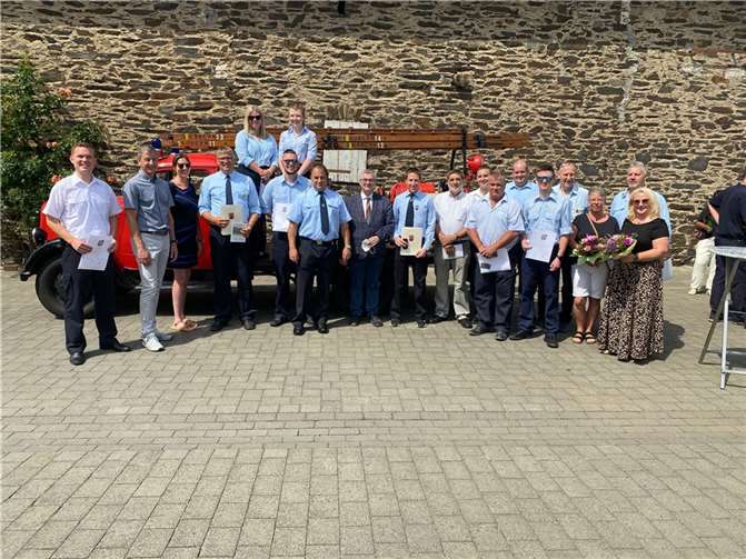 Am Sonntag gab es zahlreiche Ehrungen. Fotos: privat