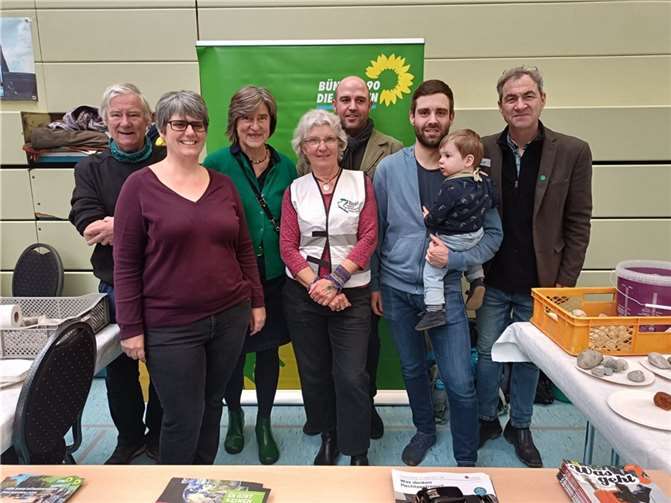 Am Stand der Grünen beim Tag der Demokratie  Foto: Bündnis90/Die Grünen