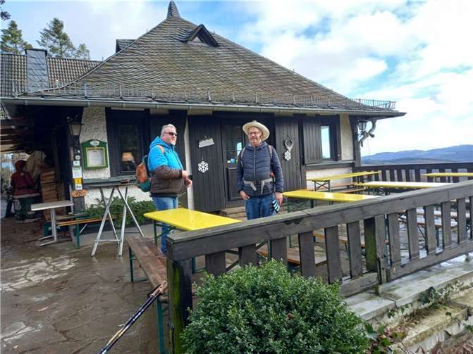 Am Steinerberghaus wurde Rast gemacht. Foto: privat