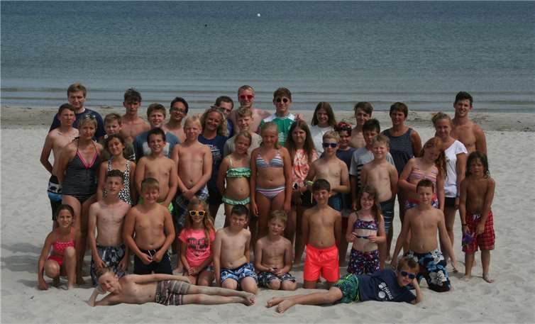 Am Strand standen neben Beachhandball noch einige weitere Spiele auf dem Programm.