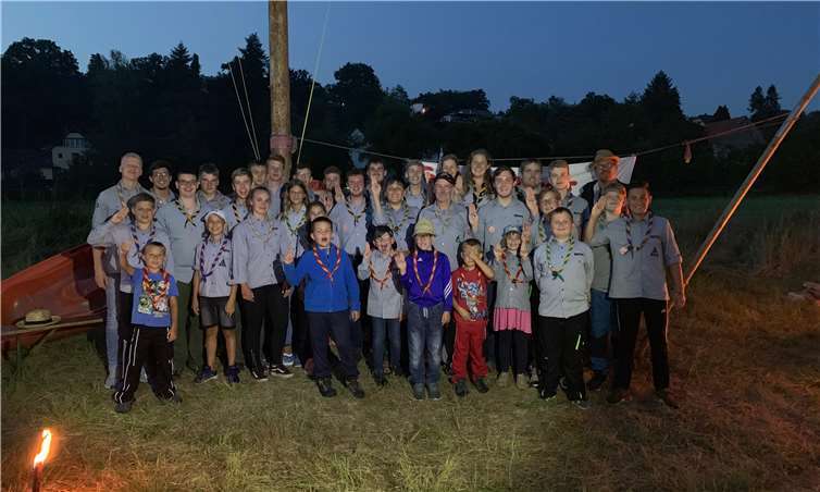 Am Ufer der Lahn wurde Quartier bezogen. Foto: privat