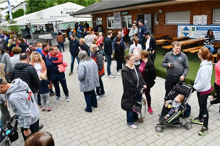 Am Vatertag zog die Veranstaltung des SV Westum viele Besucher an.