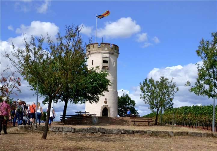 Am Wartturm konnte die Gruppe sich mit einem Picknick stärken. Privat