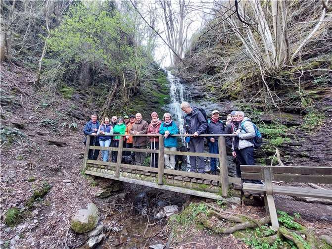 Am Wasserfall. Foto: privat