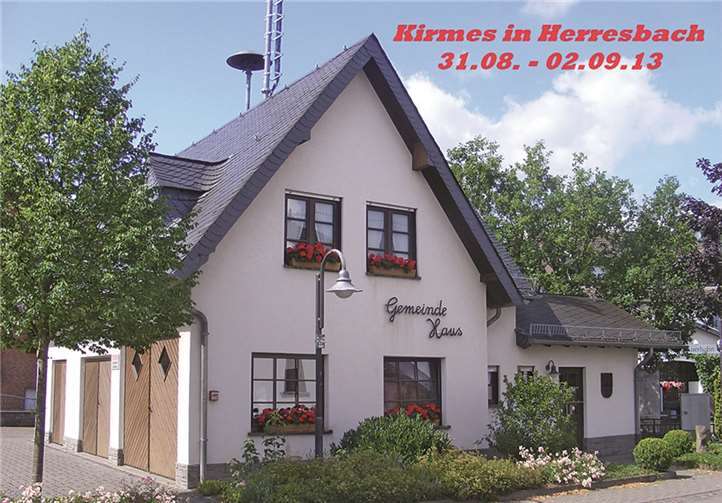 Am Wochenende: 30. August bis 2. September feiert Herresbach seine Kirmes. privat