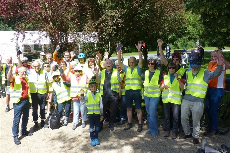 Am Ziel der Demo in Bad Bodendorf