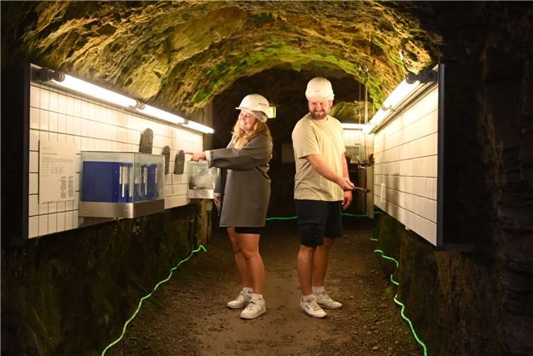 Am bundesweiten Tag des offenen Denkmals hatte auch das Deutsche Schieferbergwerk seine Pforten geöffnet.