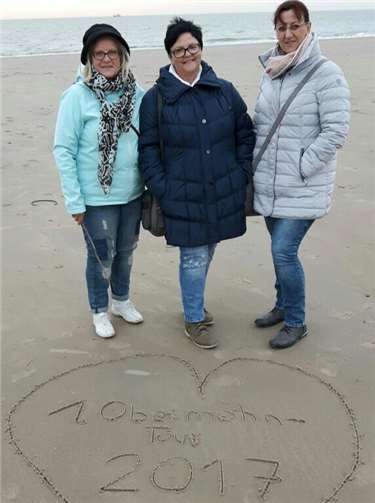 Am ersten Tag stand ein ausgiebiger Spaziergang am Strand an.privat