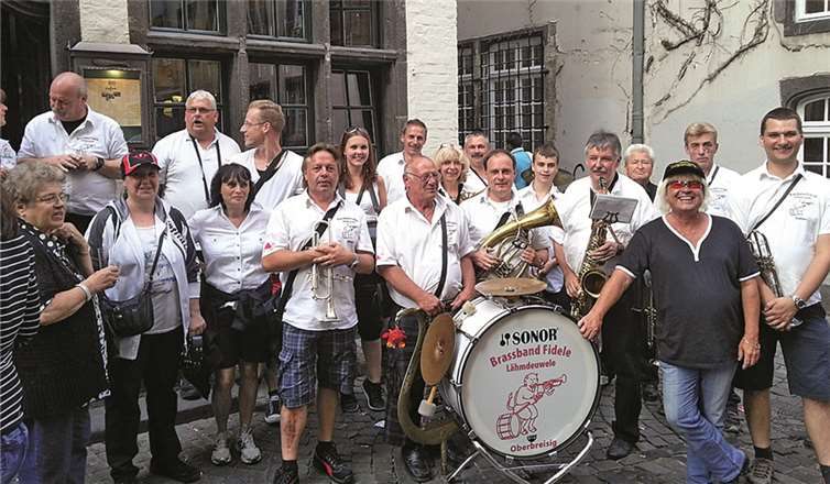 Am frühen Abend kehrten alle im Gasthaus Walfisch in der Salzgasse ein.Privat