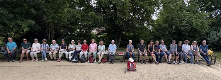 Am letzten gemeinsamen Tag feierte die Gruppe einen Gruppengottesdienst im Stadtpark.  Foto: privat
