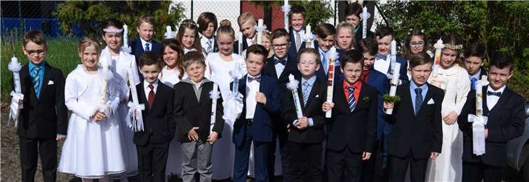 Am vergangenen Sonntag traten auch in Heimersheim zum ersten Mal Kinder an den Tisch des Herrn.FIX