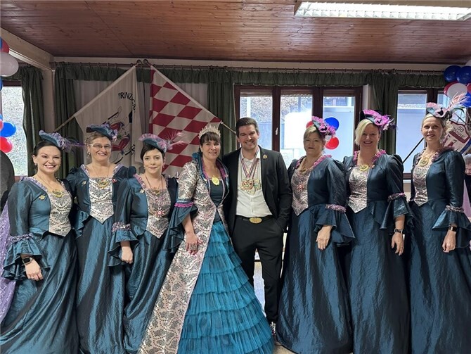 Am vergangenen Wochenende herrschte beste Karnevalsstimmung bei Team Prinzessin Sylvia I. Foto: privat
