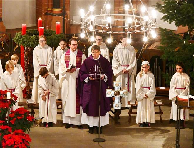 Am vierten Advent wurde ein ganz besonderer Gottesdienst in Sankt Peter gefeiert.RASCH