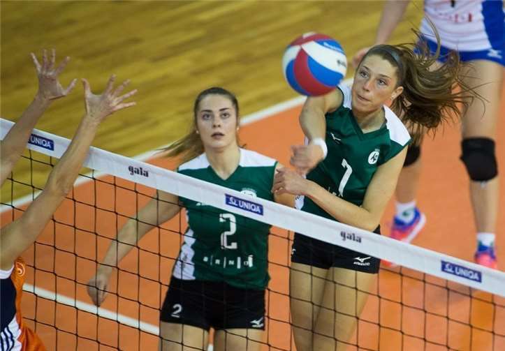 Amanda Joanne Brown (26) aus Bend (Oregon). Position beim VC Neuwied: Mittelblock.