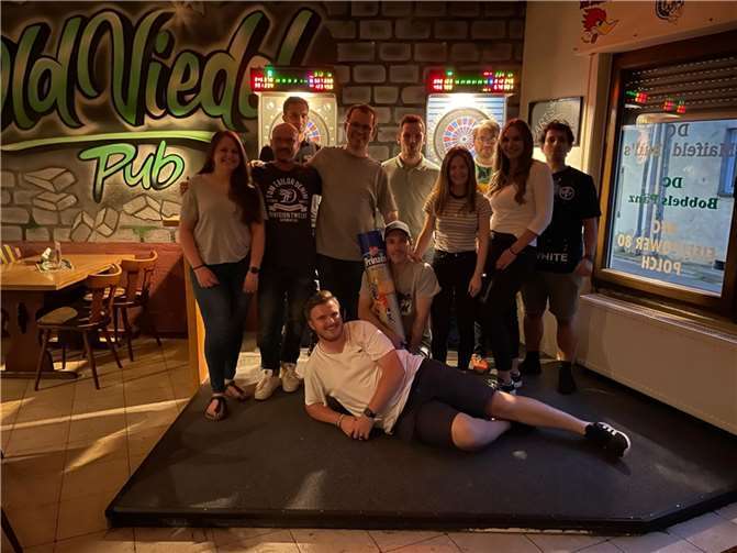 Amateure oder Profis, alle hatten ihren Spaß beim Dart-Turnier.  Foto: privat