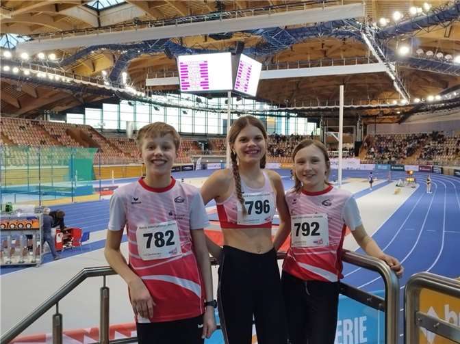 Amelie Achtert, Annike Spürkmann und Elias Uffmann. Foto: TGO