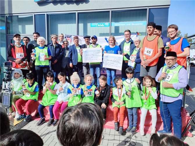 An dem Lauf nahmen zahlreiche Teilnehmer als Läufer und Walker teil.  Foto: Ahmadiyya Gemeinde Neuwied