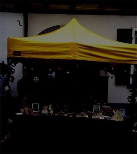 An dem Stand gab es viel Kreatives zu bestaunen.  privat