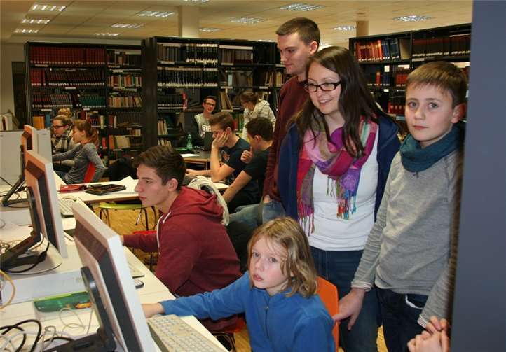 An den Modellierungstagen zeigte sich, dass Mathe auch Spaß machen kann.