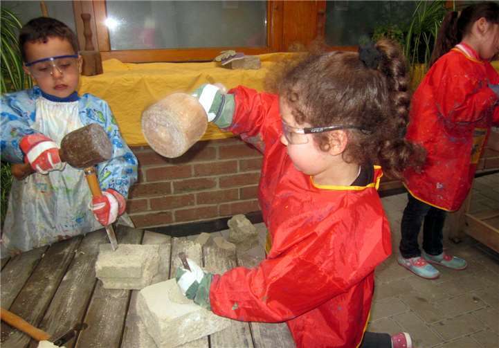 An den vier Stationen konnte sich jeder selbst erproben.