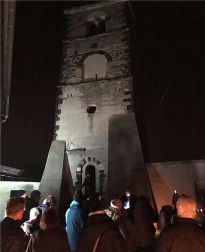 An der Alten Kirche in der Mittelstraße endete die Wanderung.