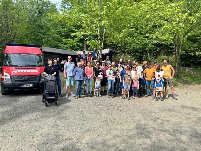 An der Grillhütte in Leubsdorf wurde gemeinsam ein gemütlicher Nachmittag verbracht.