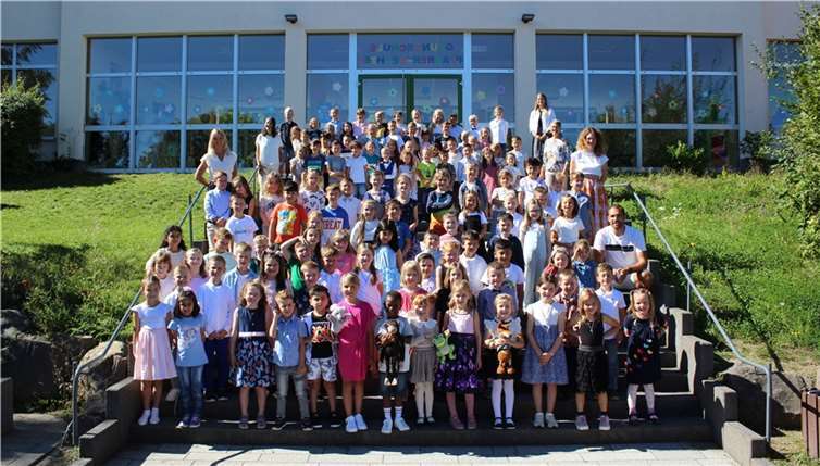 An der Grundschule Pfarrer-Bechtel in Mendig wurden 109 Schülerinnen und Schüler eingeschult.  Foto: privat