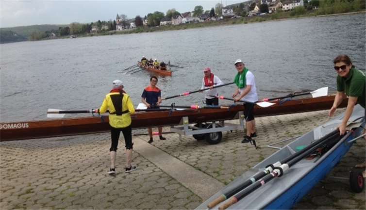 An der Natorampe werden die Boote zu Wasser gelassen. Privat