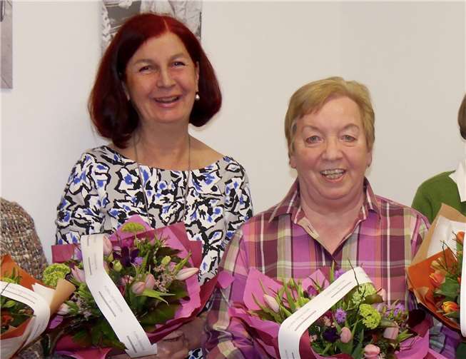 An der Spitze des Hospiz-Vereins Rhein-Ahr stehen die Vorsitzende Ulrike Dobrowolny (li.) und ihre Stellvertreterin Hildegard Schneider (re.).Foto: Hospiz-Verein Rhein-Ahr