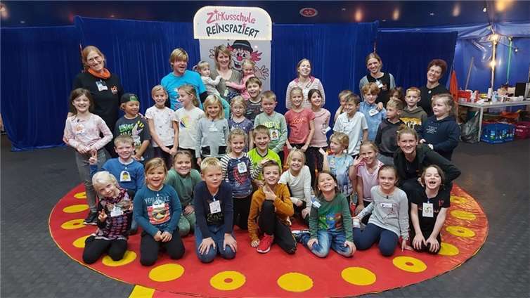 An der Zirkuswoche im Juhte-Laune Zelt der Johanniter nahmen 33 Kinder teil.  Fotos: privat