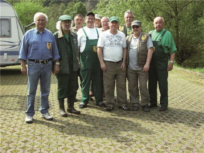 An der schönen Ahlerschleuse fand das Anangeln statt. privat