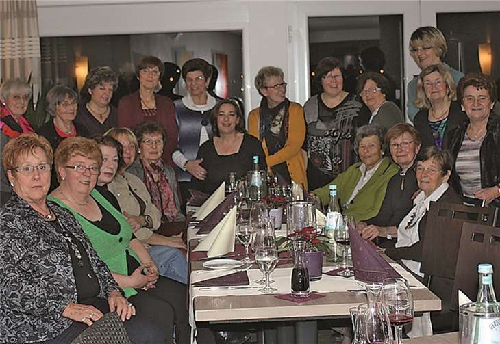 An diesem Abend stand die „Mundgymnastik“ auf dem Programm der Gymnastikfrauen.  Privat