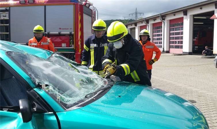 An drei Stationen wurden unterschiedliche Unfallsituationen präsentiert.