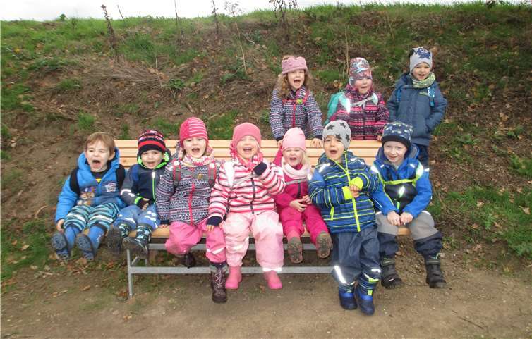 An drei aufeinanderfolgenden Tagen wanderten die Kinder auf dem Traumpfädchen. Foto: Kindergarten Bienenhaus