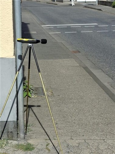 An verschiedenen Stellen wurden Lärmmessungen durchgeführt.  Foto: Christoph Schossig