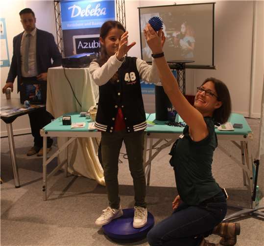 An vielen Ständen können die Besucher auch selbst aktiv werden.