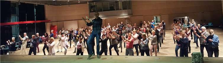 An vier Abenden fand der Line-Dance-Kurs des Freizeit-Sport-Clubs der Bundeswehr Mayen -Mendig e. V. statt.Fotos: privat