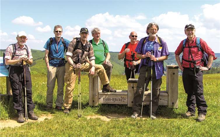 An vier Tagen wanderten die Watzmänner durch den Nationalpark Eifel. privat