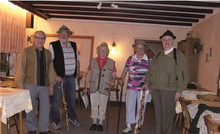 An zwei Terminen wird die Wandergruppe dieses Jahr halt bei den Senioren machen. privat