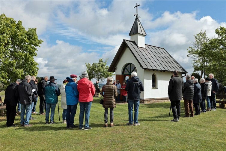 Andacht und Fürbitten an der Kottenborner Kapelle, eine Tradition zu Christi Himmelfahrt