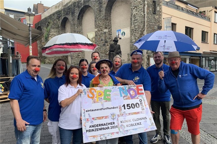 Andernacher Hofstaat 2026 und Klinik Clowns Koblenz